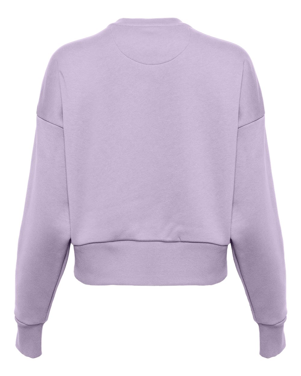 Women's Heavyweight Crewneck Sweatshirt - Back - B05718212 - Lavender