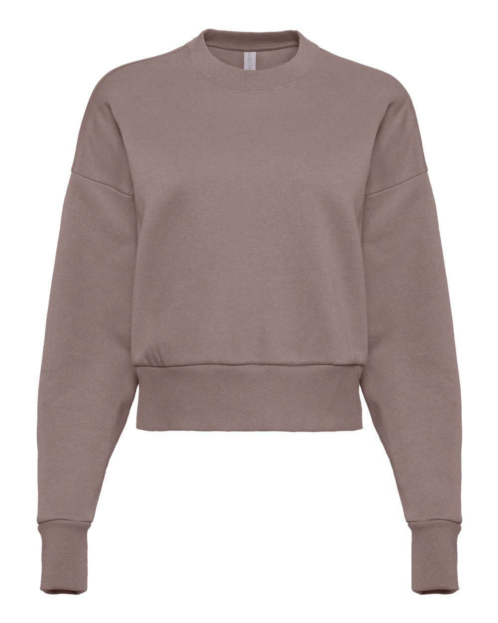 Women's Heavyweight Crewneck Sweatshirt - Front - B05718012 - Shiitake