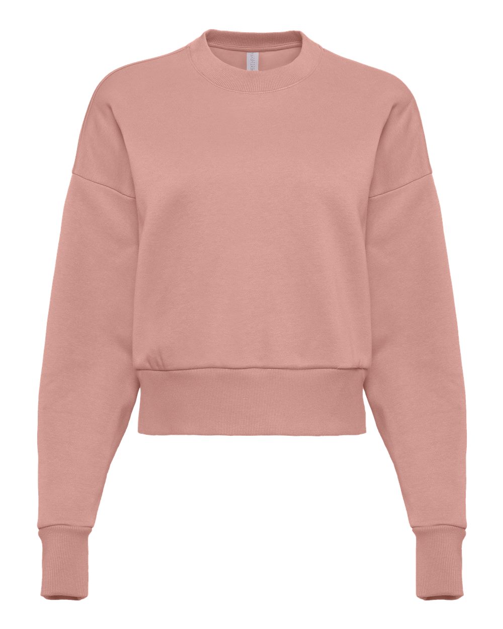 Women's Heavyweight Crewneck Sweatshirt - Front - B05718302 - Desert Pink