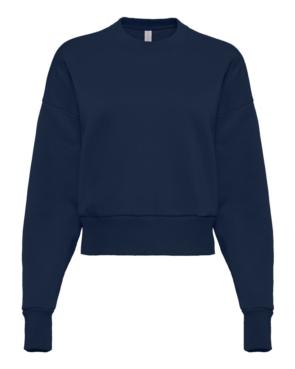 Women's Heavyweight Crewneck Sweatshirt - Front - B05718652 - Midnight Navy
