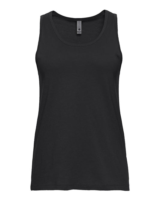 Women's Cotton Tank - Front - B00118502 - Black