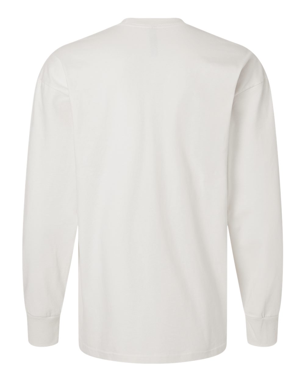 Heavyweight Long Sleeve T-Shirt - Back - B00218242 - Bone