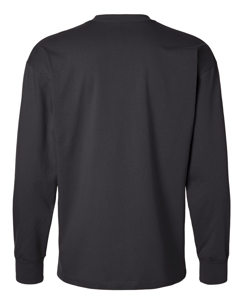 Heavyweight Long Sleeve T-Shirt - Back - B00218572 - Graphite Black