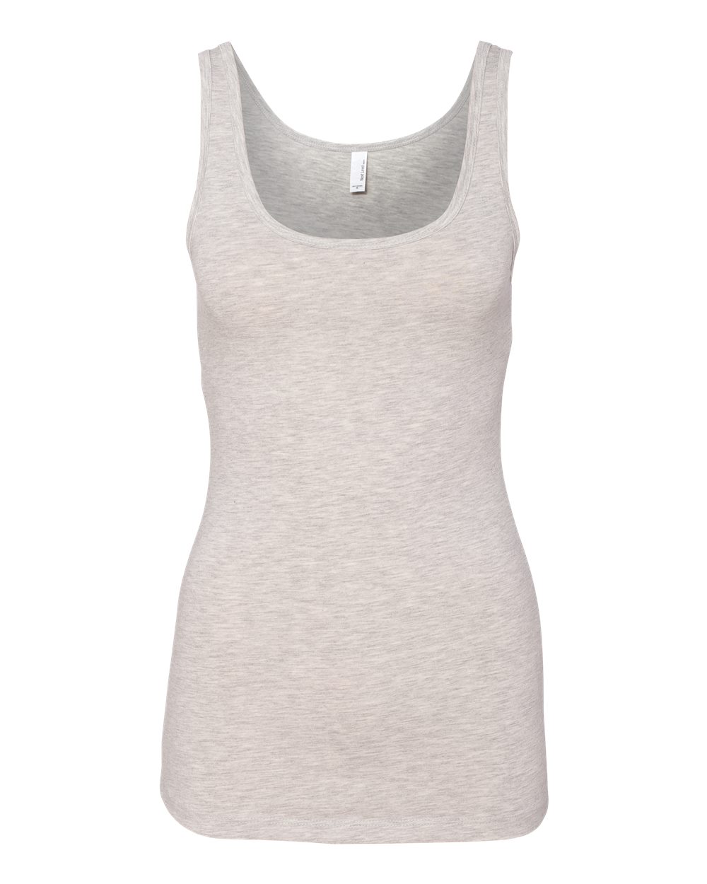 Women’s Spandex Jersey Tank - Front - B58418027 - Light Heather Grey