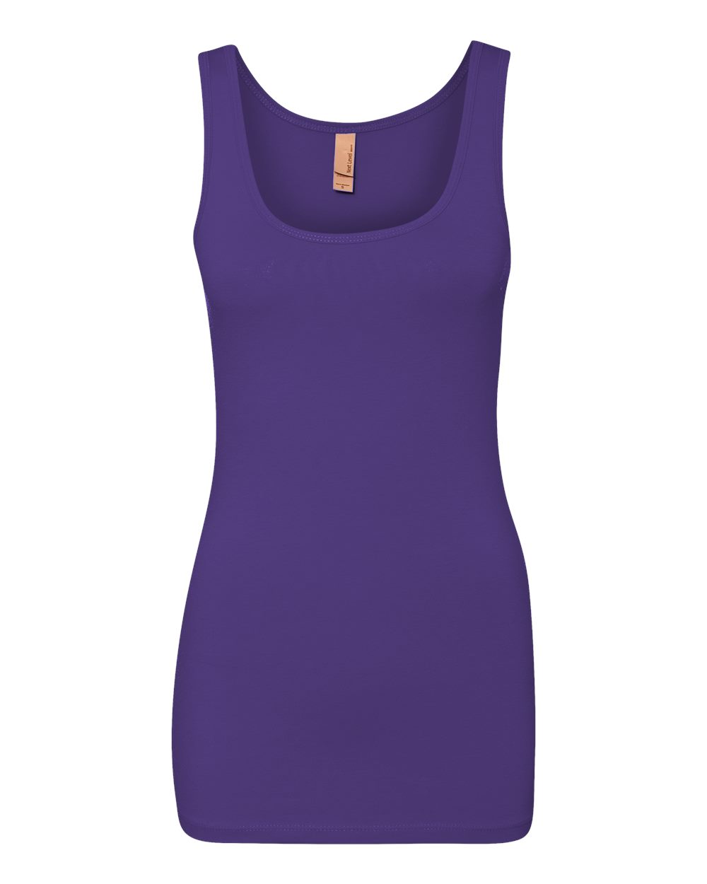 Women’s Spandex Jersey Tank - Front - B58418672 - Purple Rush