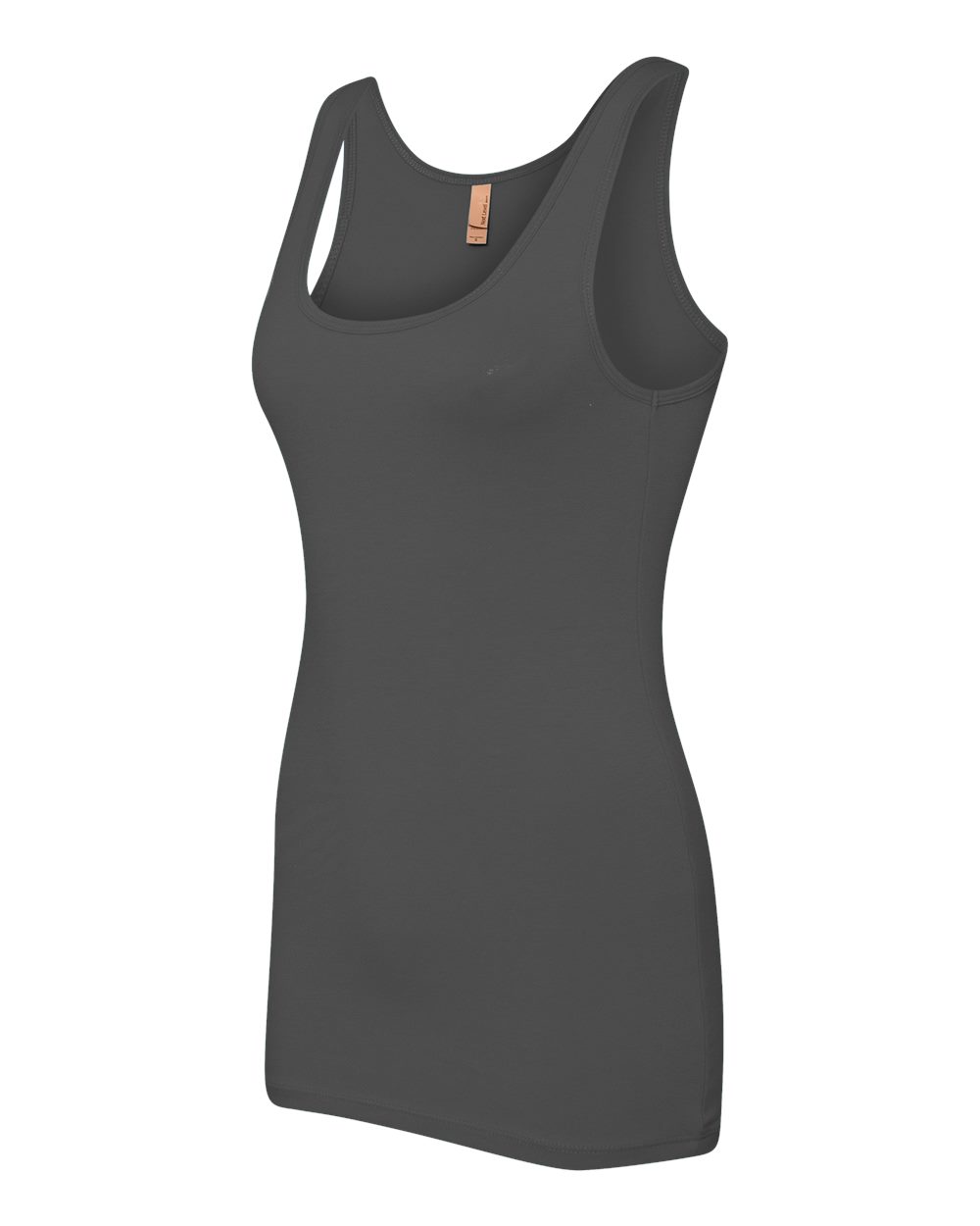 Women’s Spandex Jersey Tank - Side - B58418097 - Dark Grey