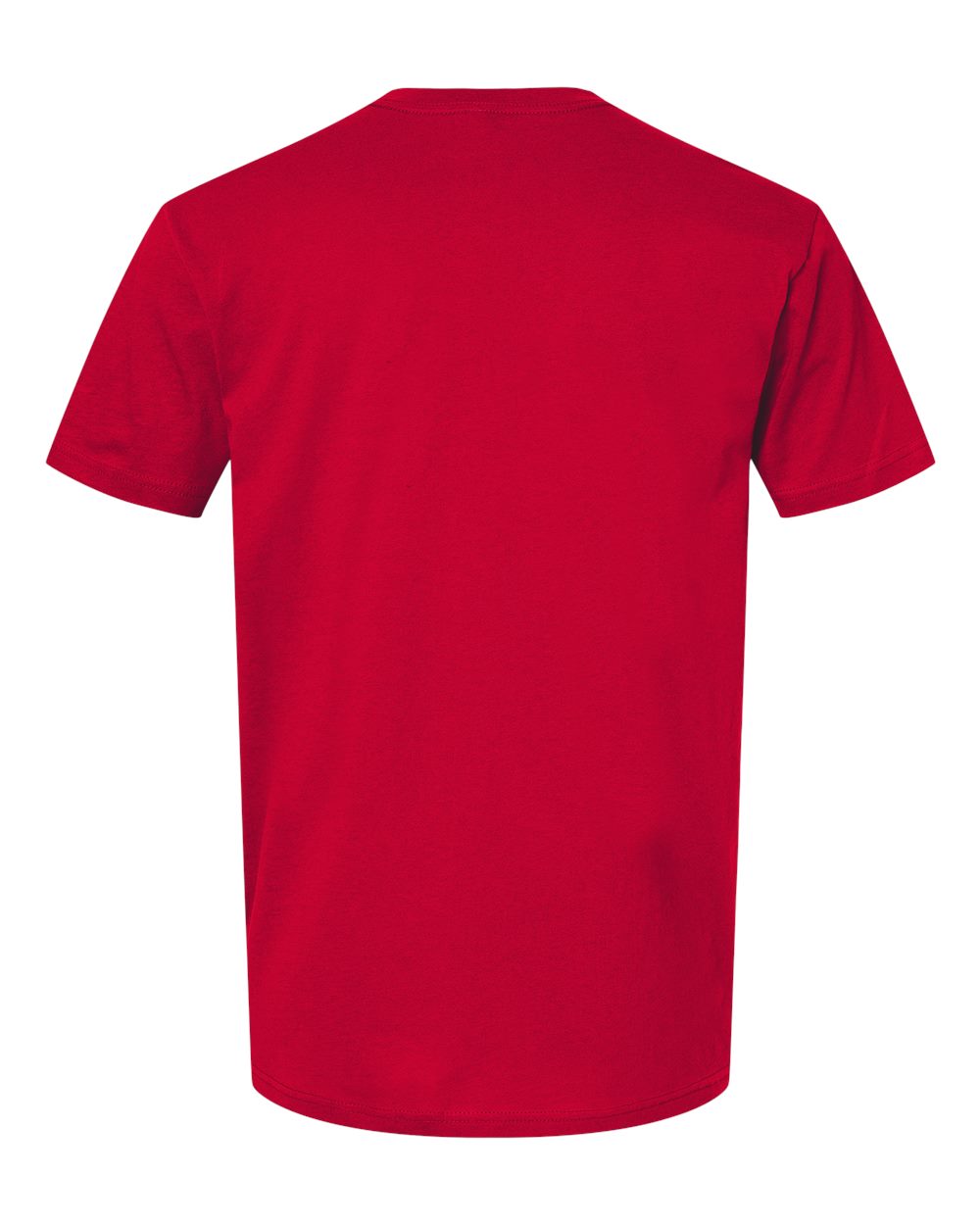 Cotton T-Shirt - Back - B00618702 - Red