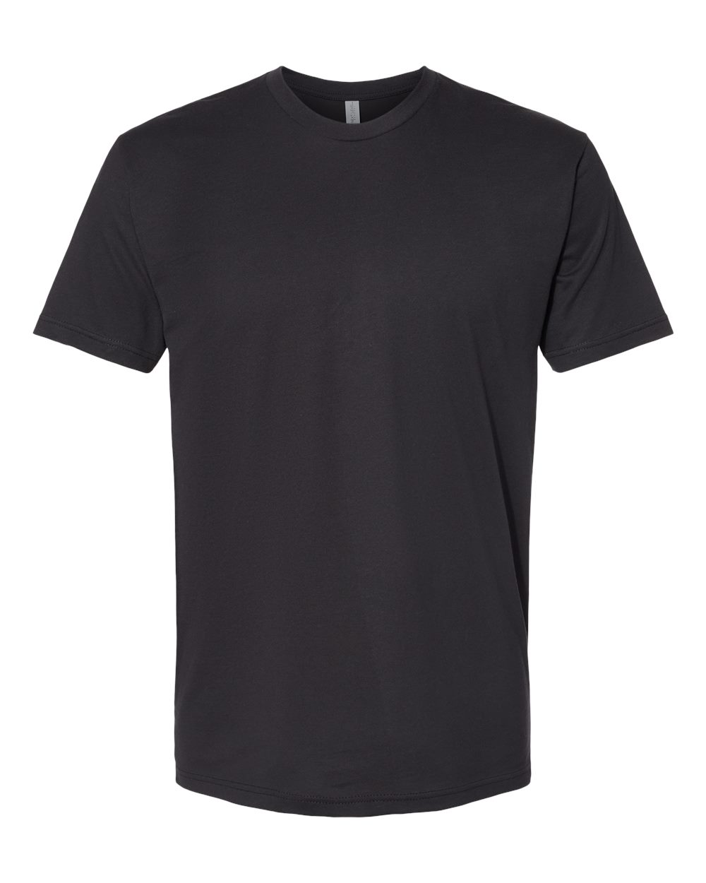 Cotton T-Shirt - Front - B00618572 - Graphite Black