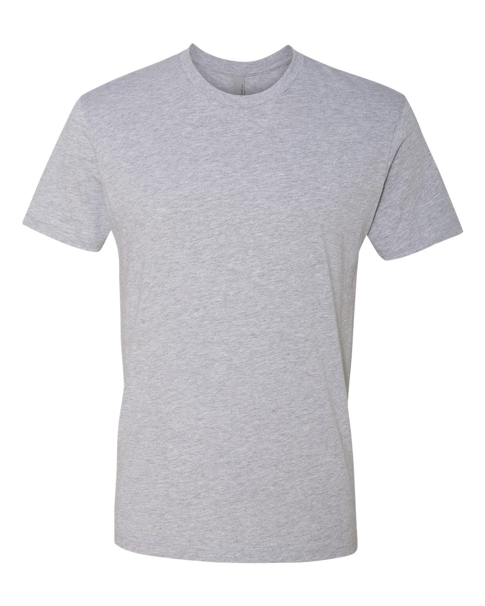 Cotton T-Shirt - Front - B00618582 - Heather Grey