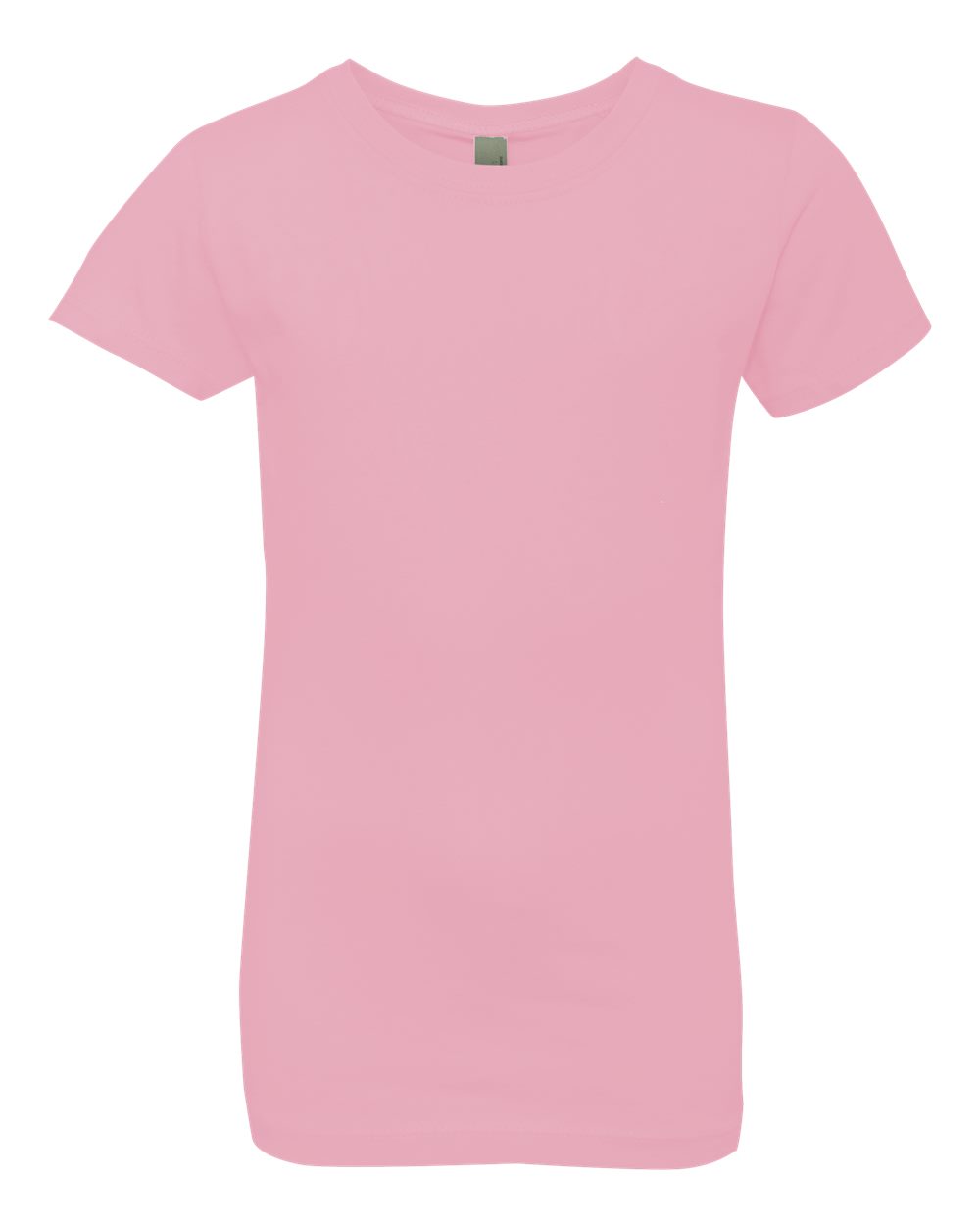 Girls’ Cotton Princess T-Shirt - Front - B39518302 - Light Pink