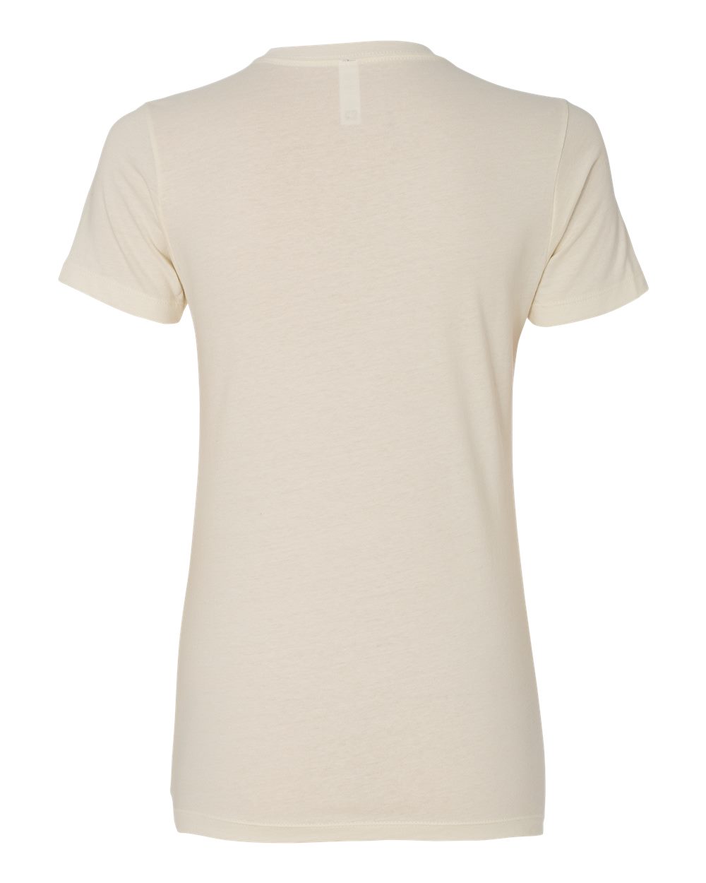Women’s Cotton T-Shirt - Back - B50218012 - Natural