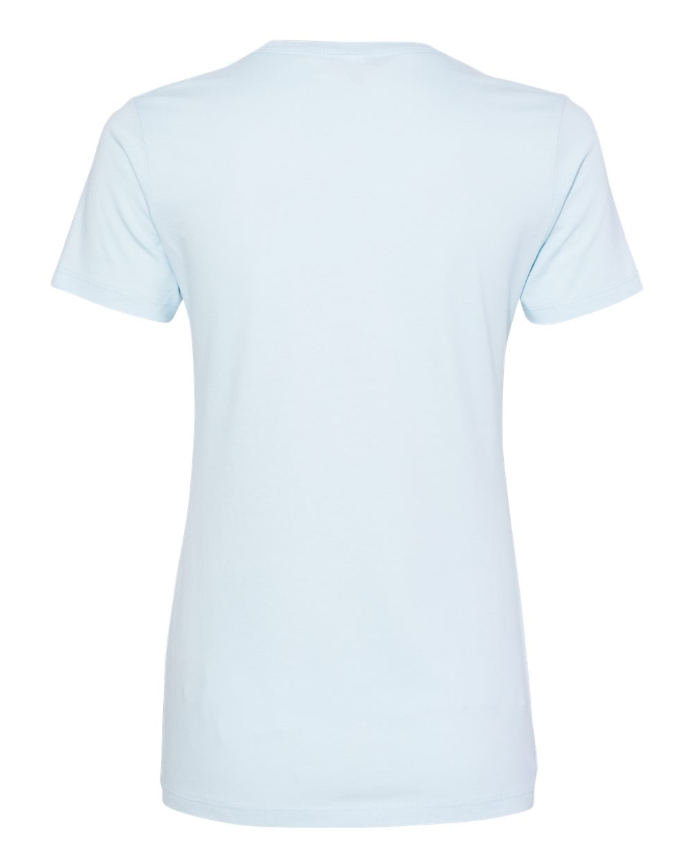Women’s Cotton T-Shirt - Back - B50218212 - Light Blue