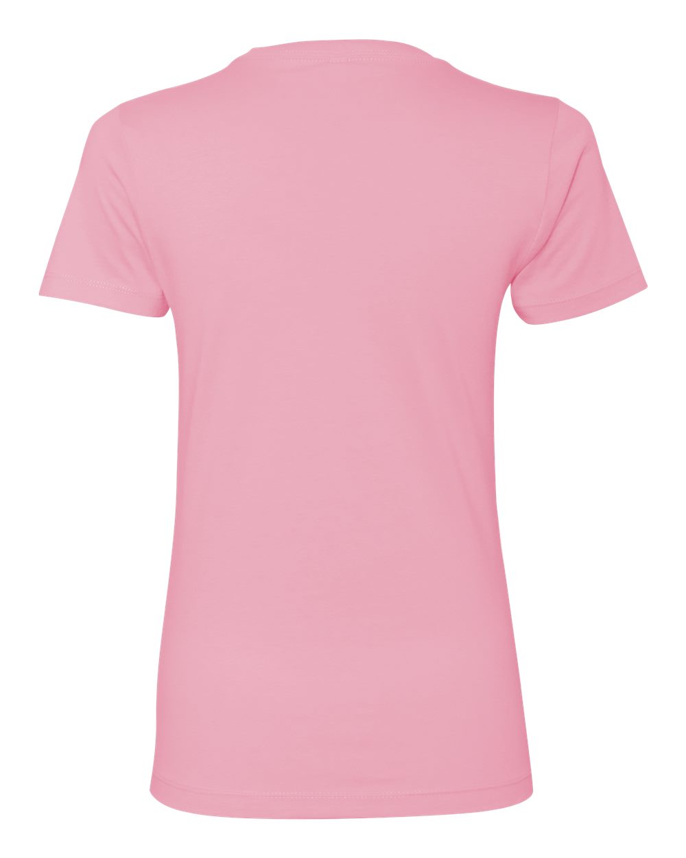 Women’s Cotton T-Shirt - Back - B50218302 - Light Pink