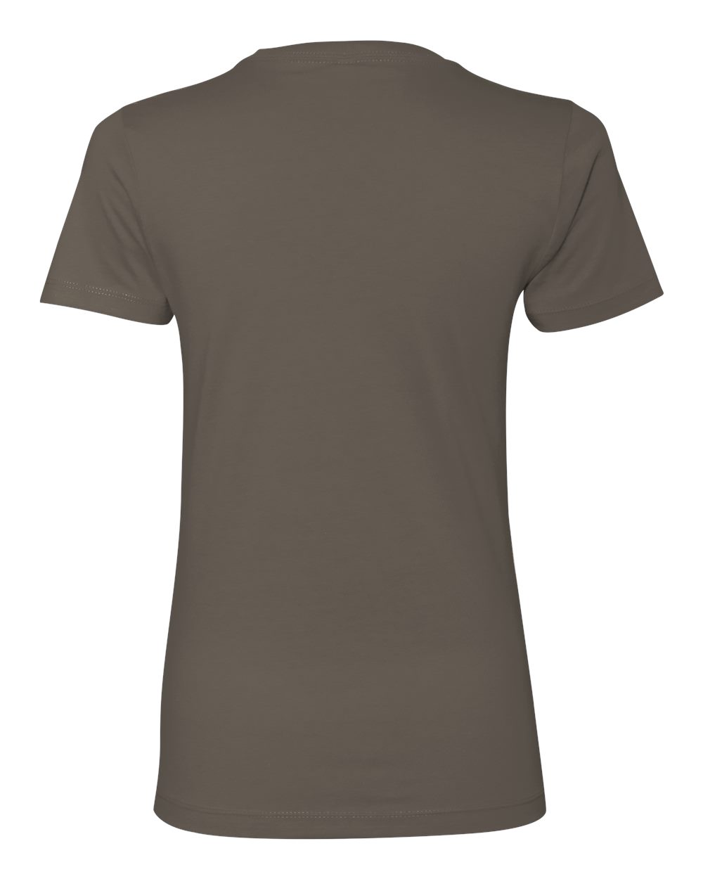 Women’s Cotton T-Shirt - Back - B50218352 - Warm Grey
