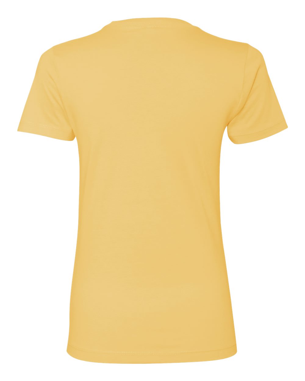 Women’s Cotton T-Shirt - Back - B50218402 - Banana Cream
