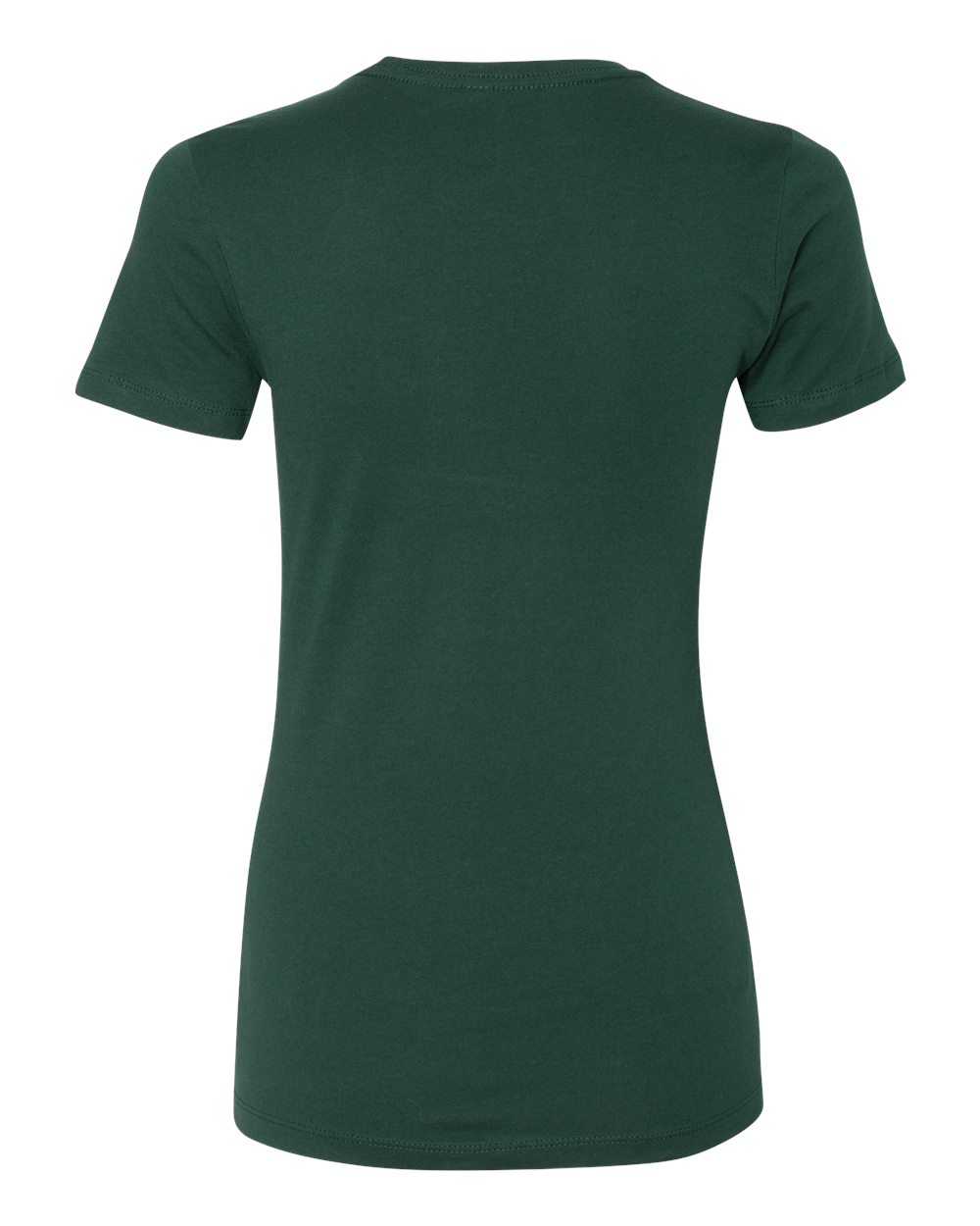 Women’s Cotton T-Shirt - Back - B50218542 - Forest Green