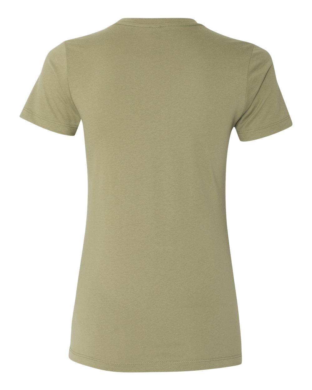 Women’s Cotton T-Shirt - Back - B50218642 - Light Olive