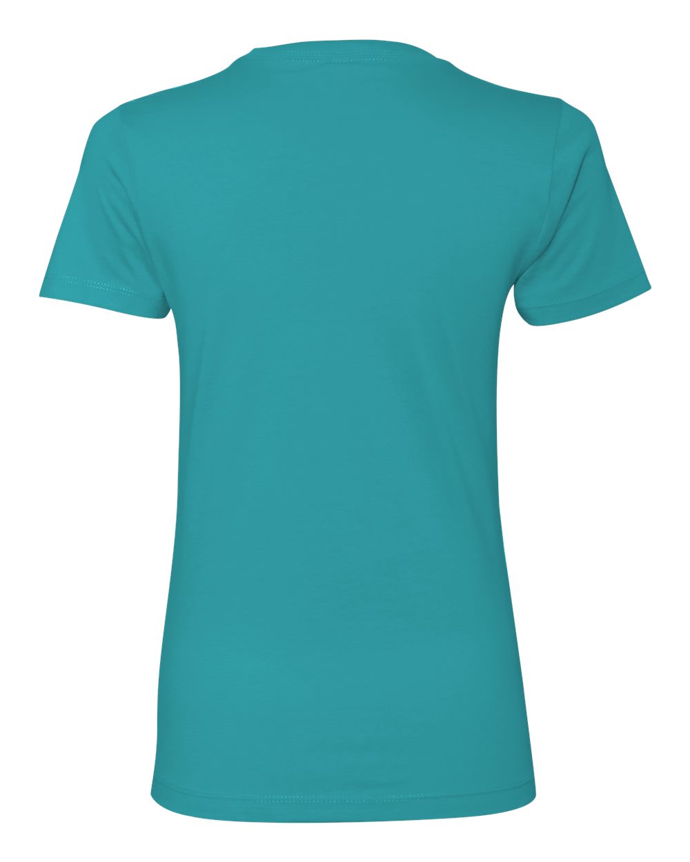 Women’s Cotton T-Shirt - Back - B50218972 - Tahiti Blue