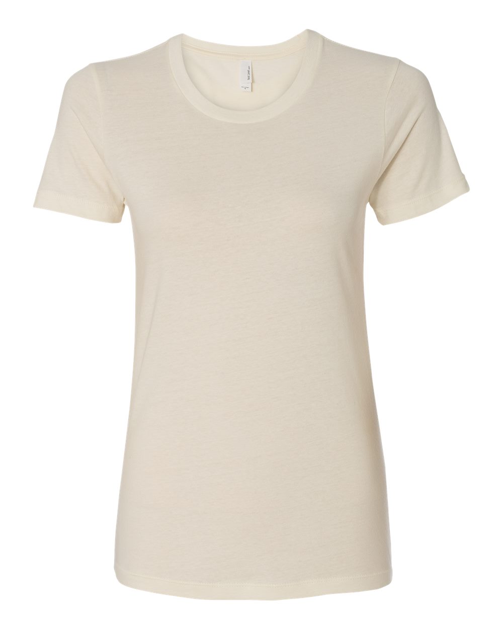 Women’s Cotton T-Shirt - Front - B50218012 - Natural