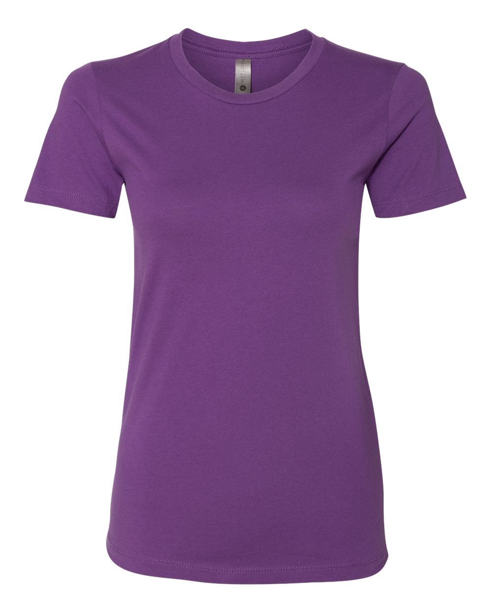 Women’s Cotton T-Shirt - Front - B50218204 - Purple Berry