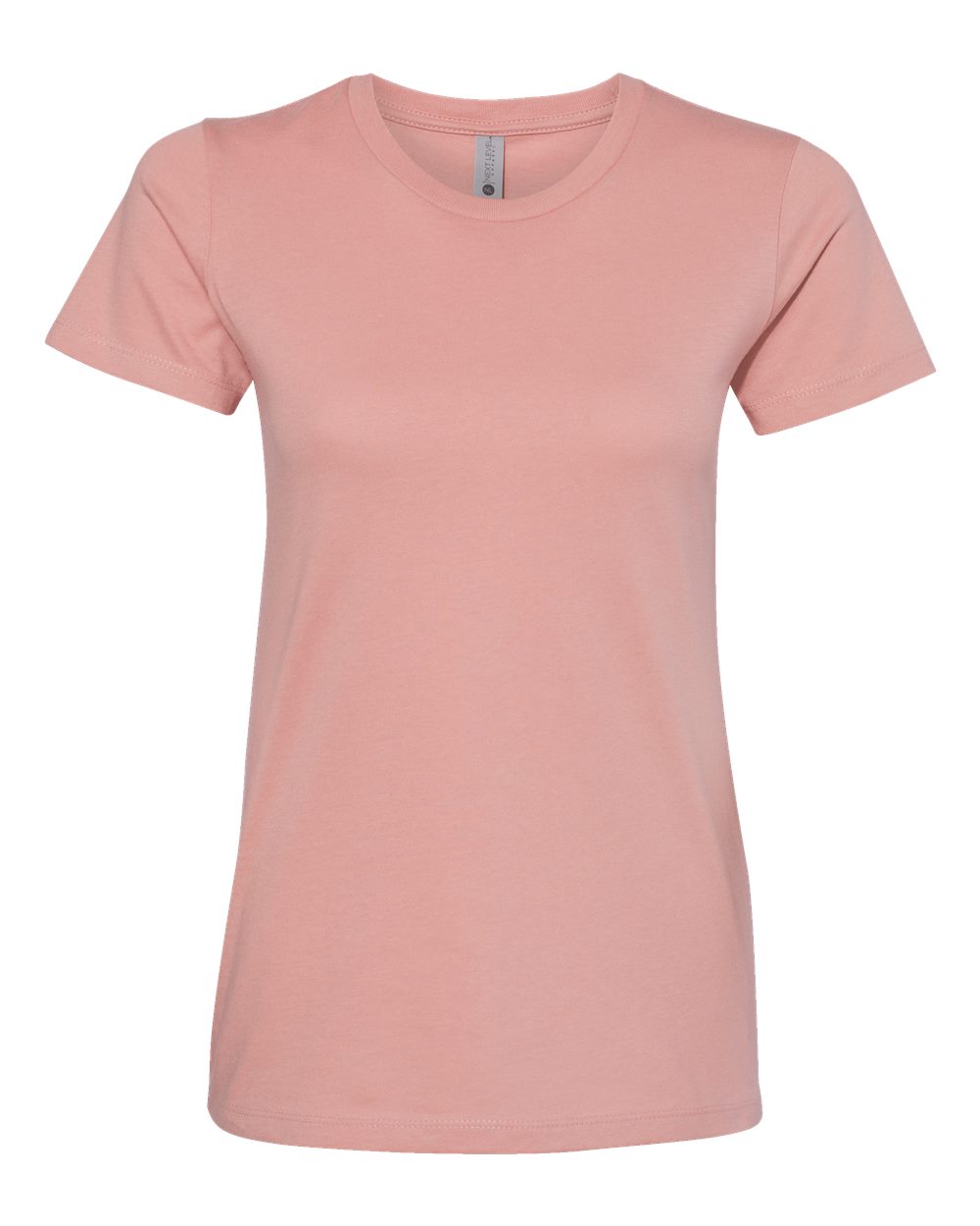 Women’s Cotton T-Shirt - Front - B50218322 - Desert Pink