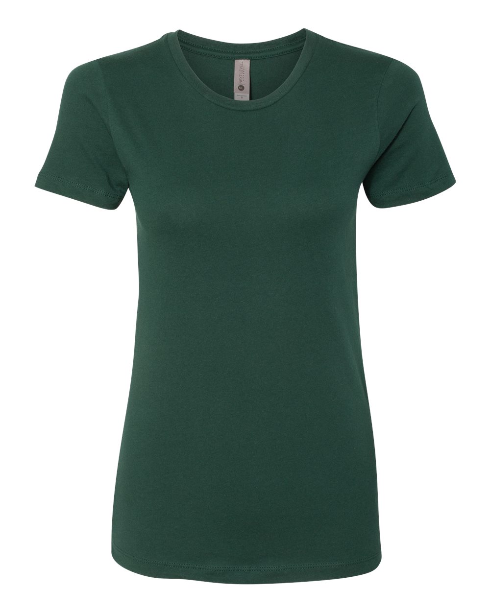 Women’s Cotton T-Shirt - Front - B50218542 - Forest Green