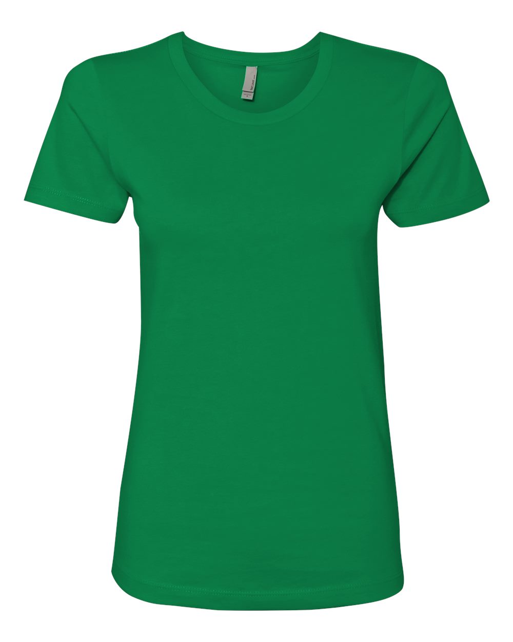 Women’s Cotton T-Shirt - Front - B50218602 - Kelly Green