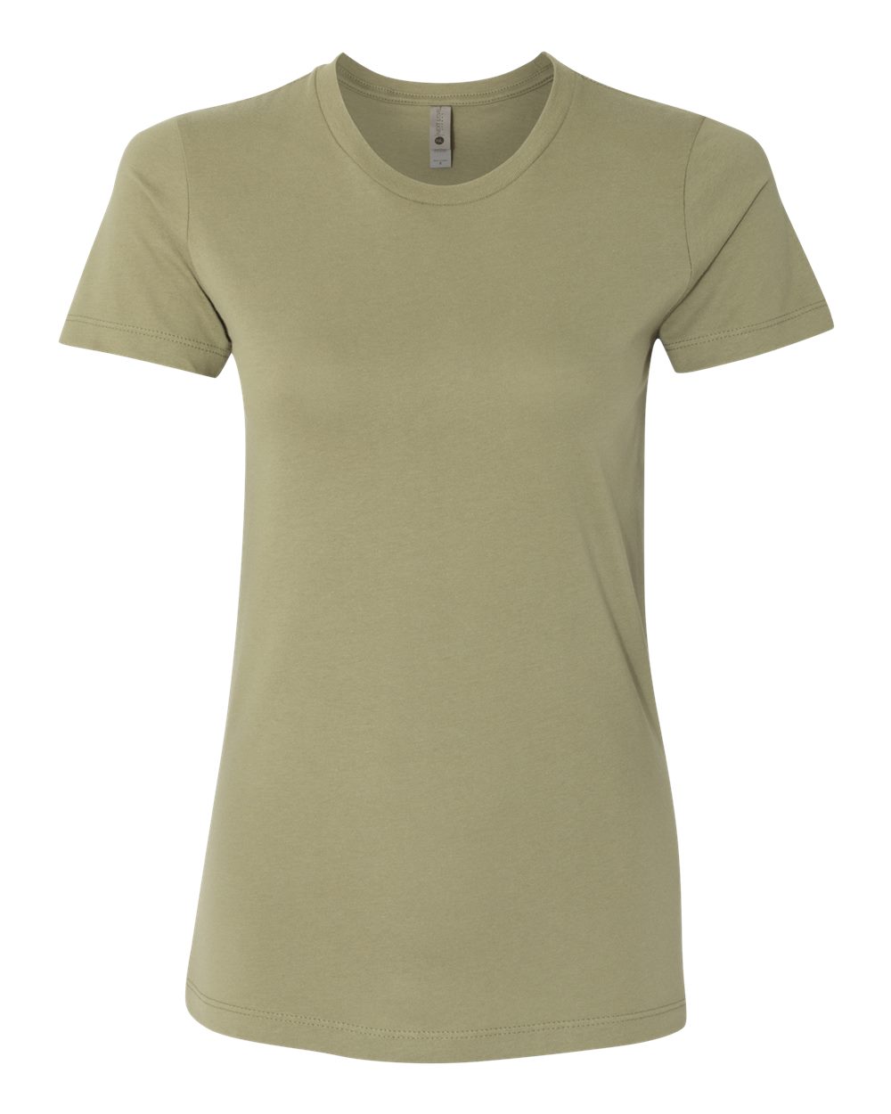 Women’s Cotton T-Shirt - Front - B50218642 - Light Olive