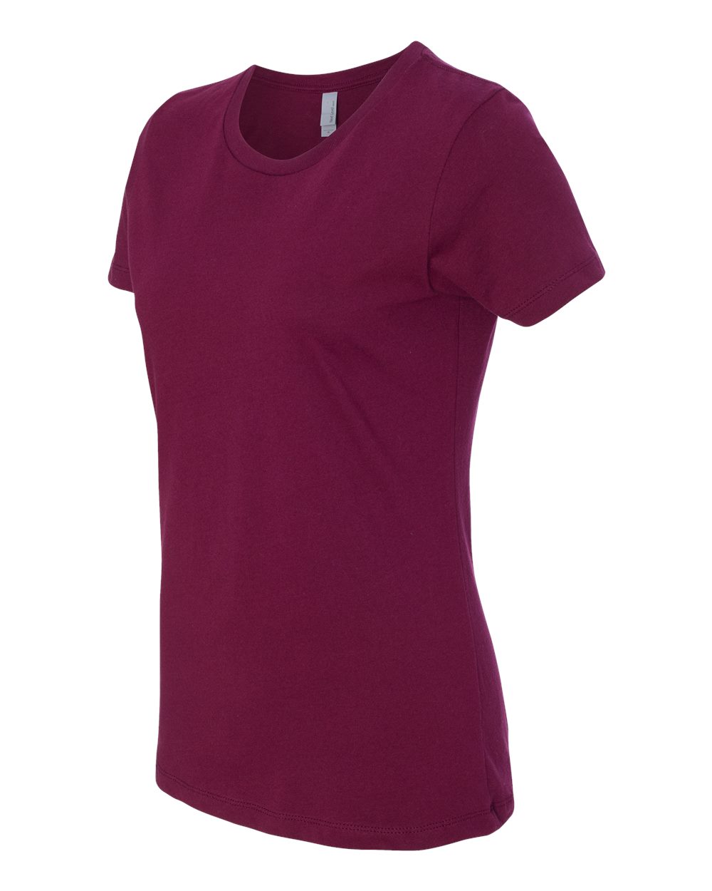Women’s Cotton T-Shirt - Side - B50218532 - Maroon