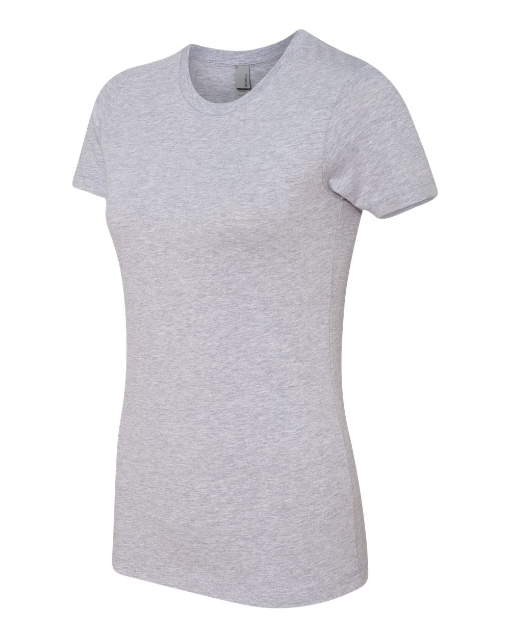 Women’s Cotton T-Shirt - Side - B50218582 - Heather Grey