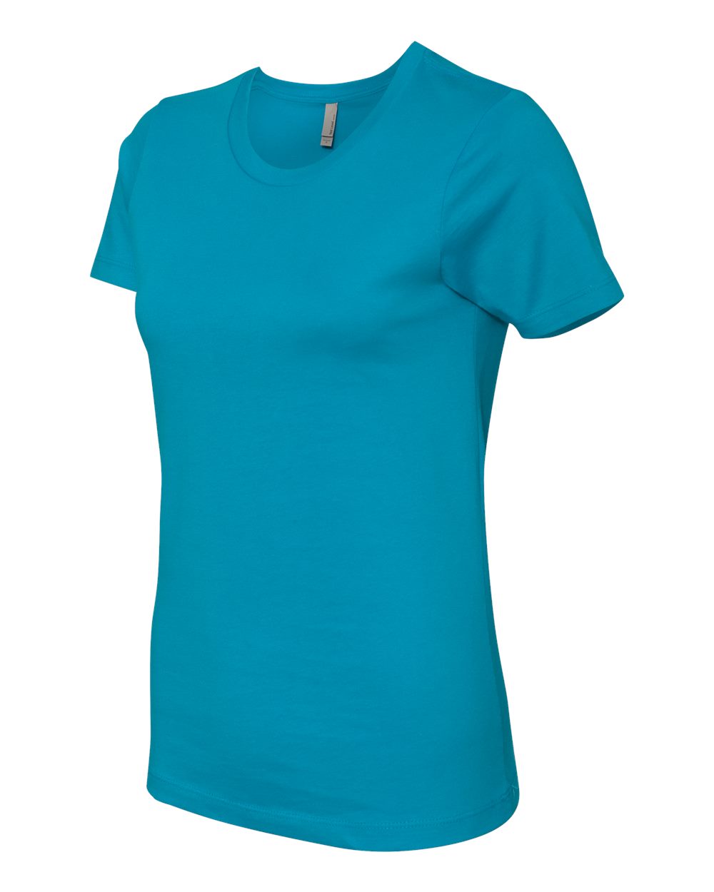 Women’s Cotton T-Shirt - Side - B50218762 - Turquoise