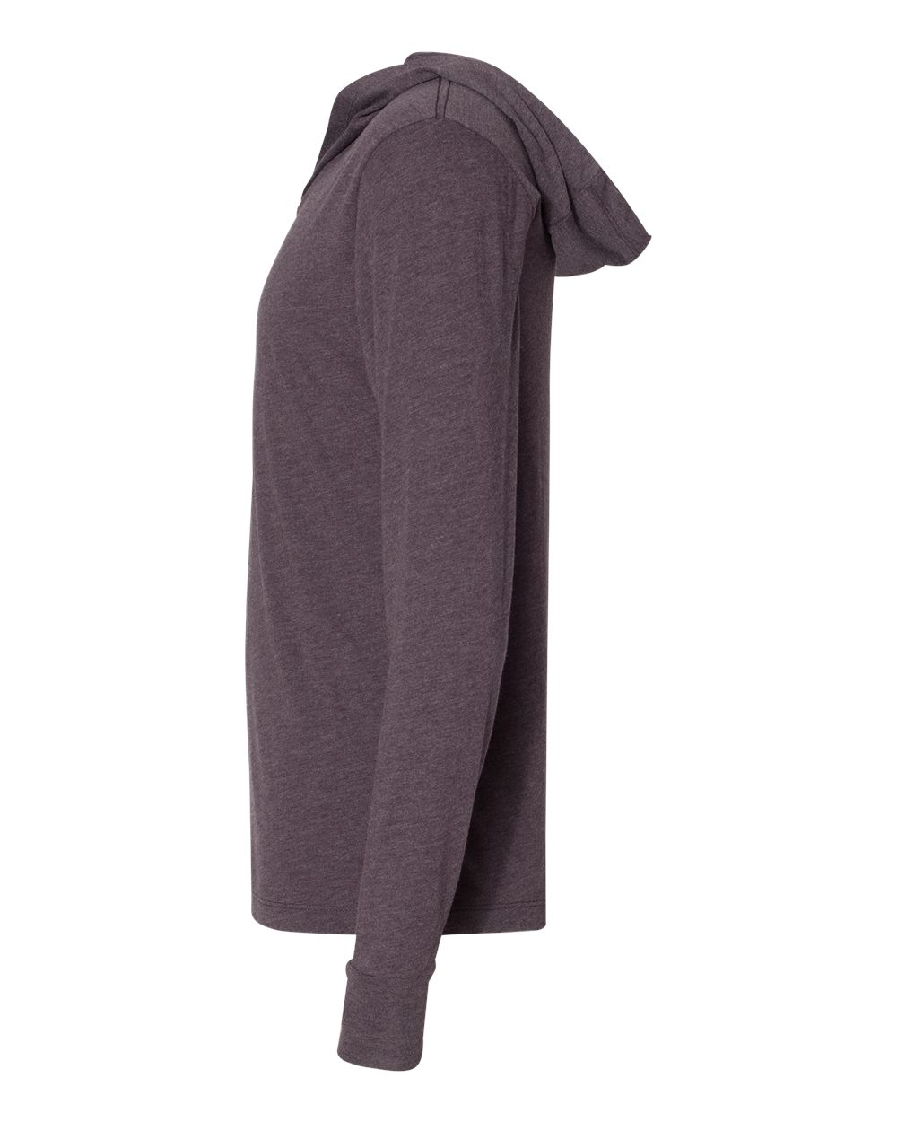 Unisex Triblend Hooded Long Sleeve Pullover T-Shirt - DirectSide - B82018672 - Vintage Purple