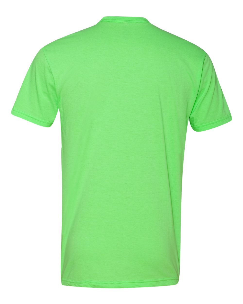 Unisex CVC T-Shirt - Back - B20618162 - Neon Heather Green