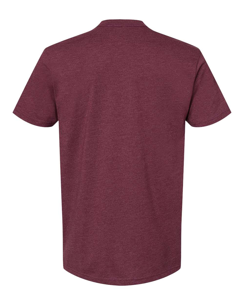Unisex CVC T-Shirt - Back - B20618532 - Heather Maroon