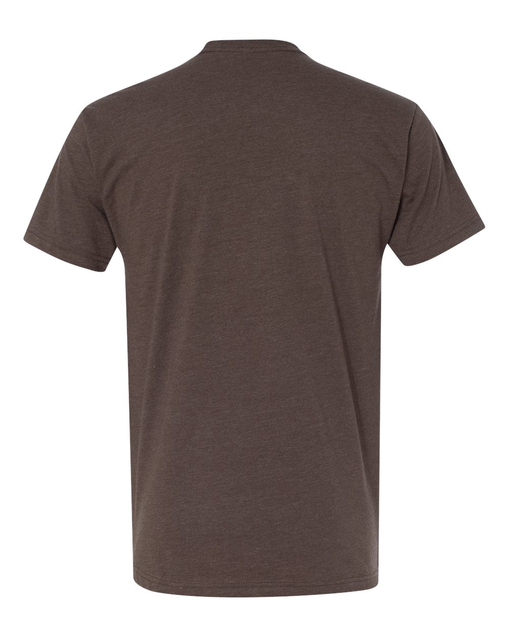 Unisex CVC T-Shirt - Back - B20618552 - Espresso
