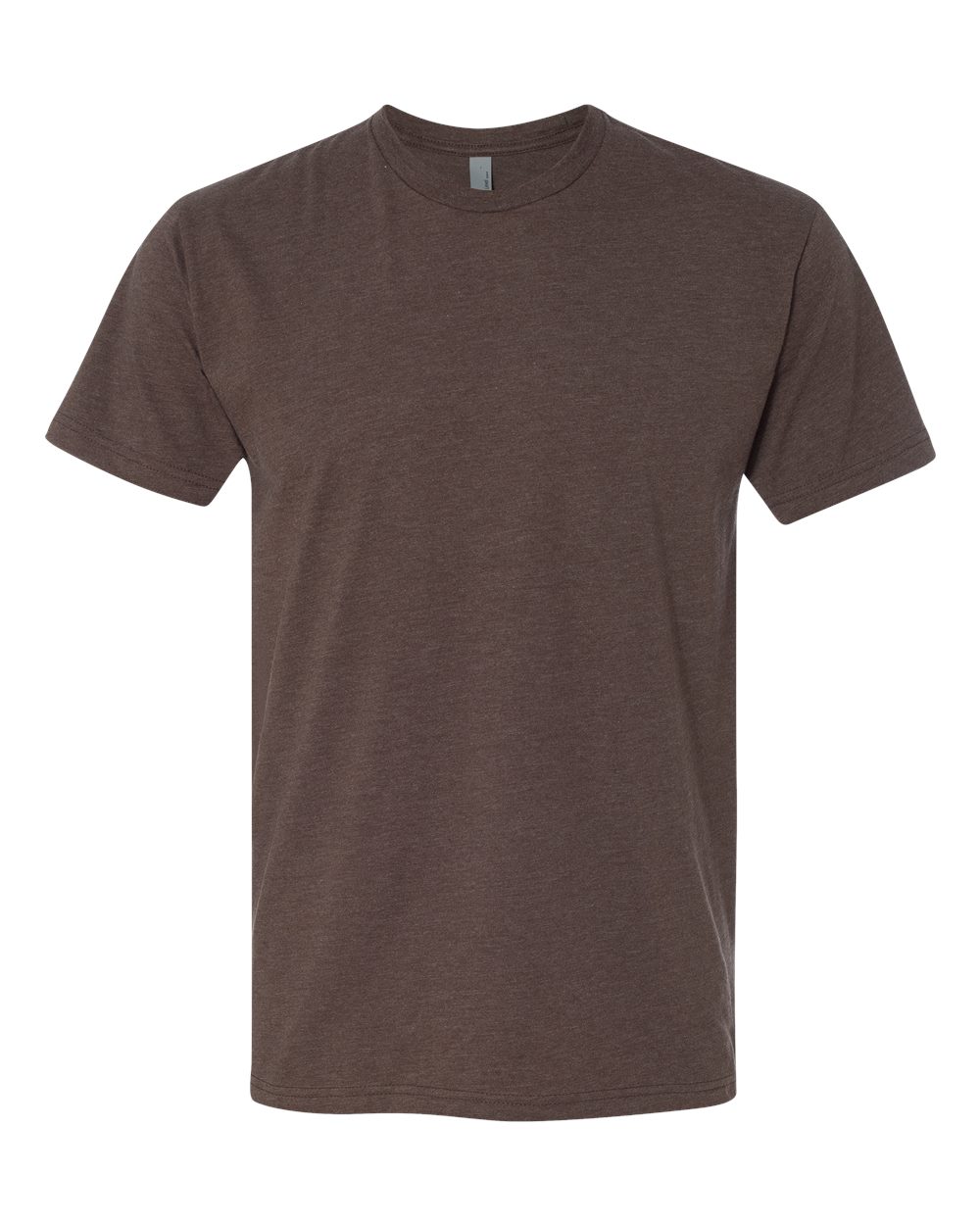 Unisex CVC T-Shirt - Front - B20618552 - Espresso
