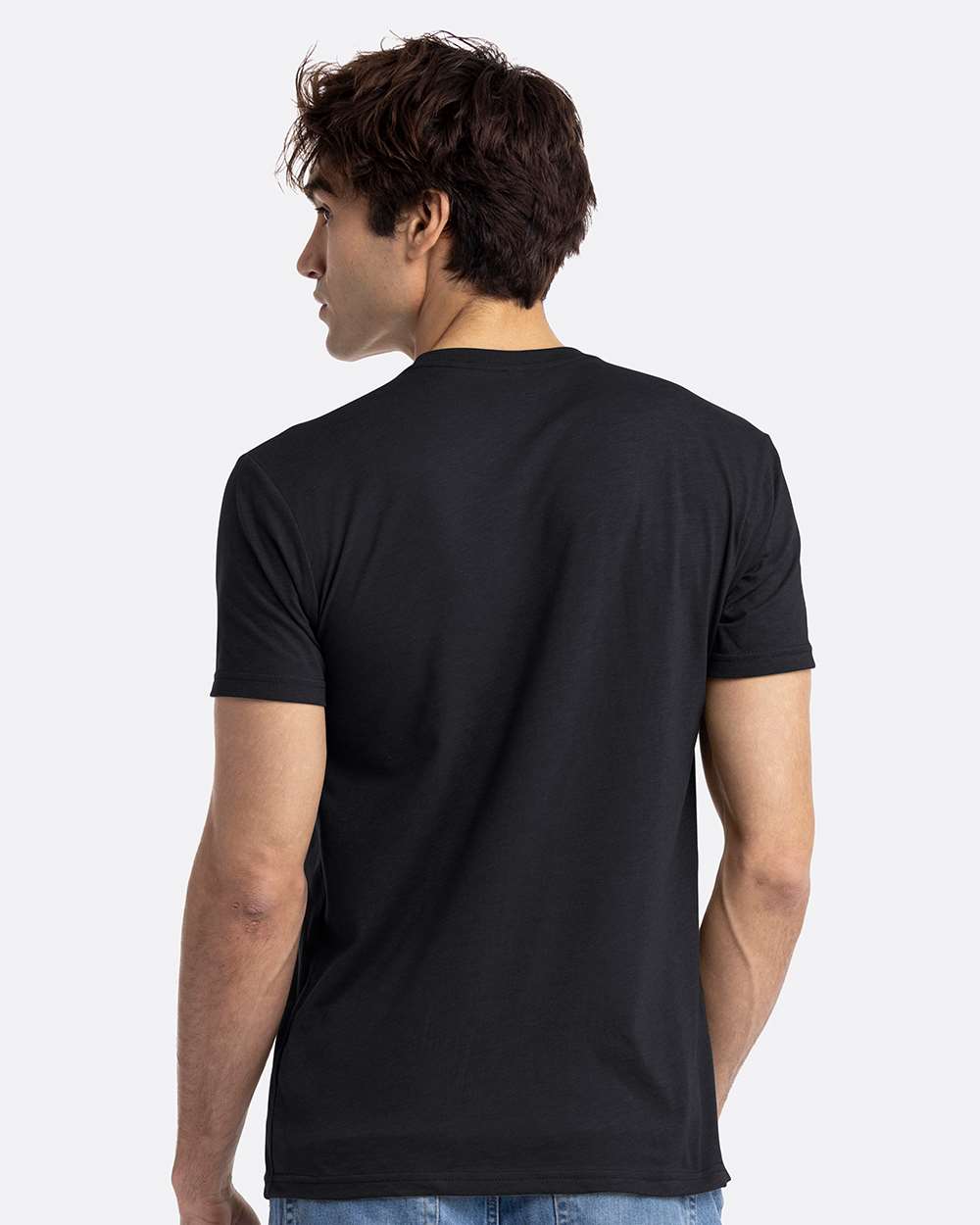 Unisex CVC T-Shirt - OnModelBack - B20618502 - Black