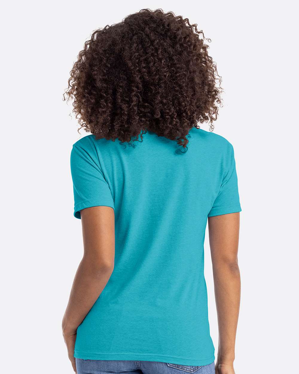 Unisex CVC T-Shirt - OnModelBack - B20618742 - Bondi Blue