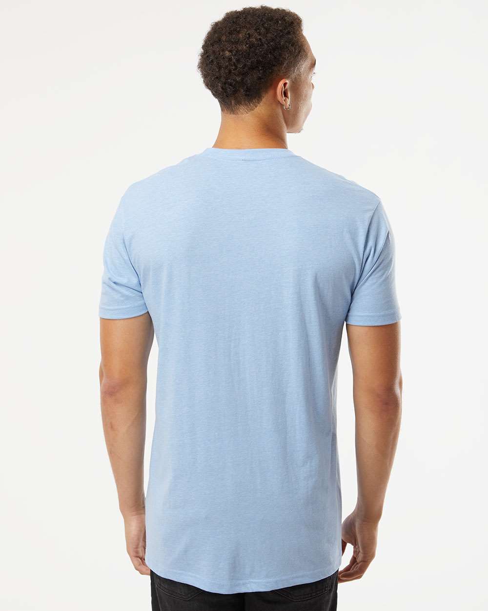 Unisex CVC T-Shirt - OnModelBack - B20618992 - Heather Columbia Blue