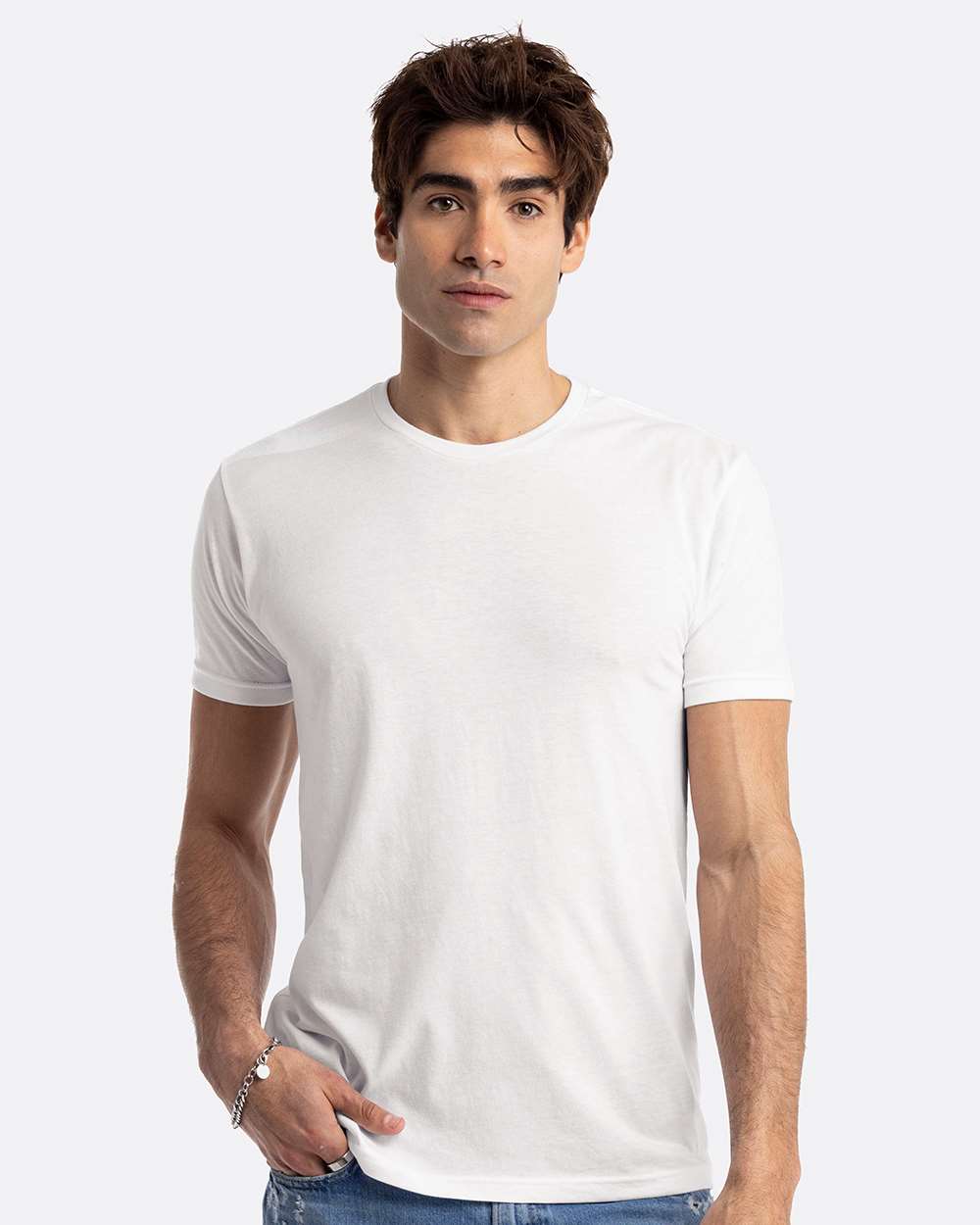 Unisex CVC T-Shirt - OnModelFront - B20618002 - White