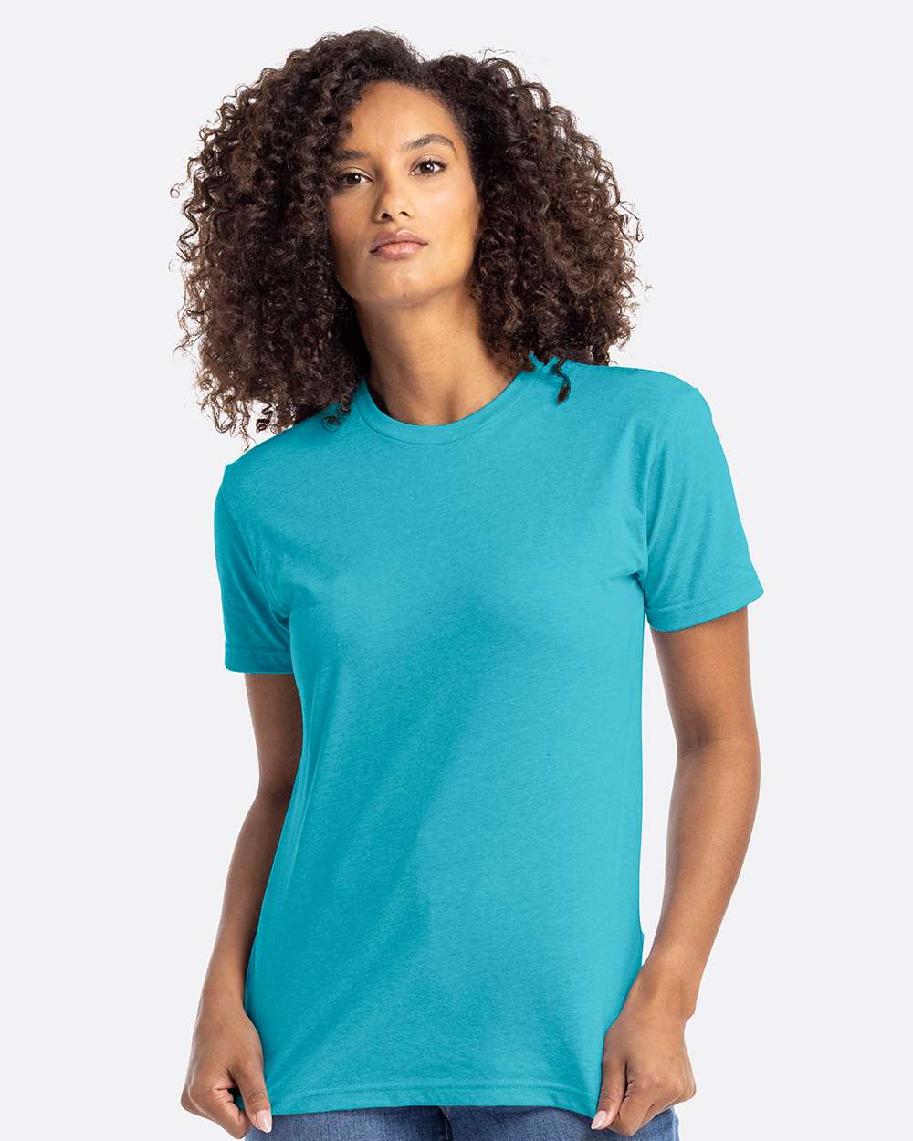 Unisex CVC T-Shirt - OnModelFront - B20618742 - Bondi Blue