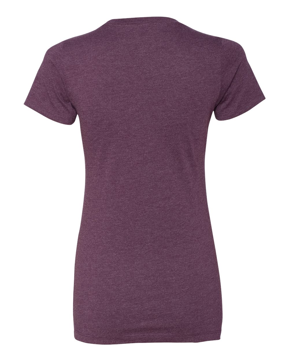 Women’s CVC T-Shirt - Back - B50618032 - Plum
