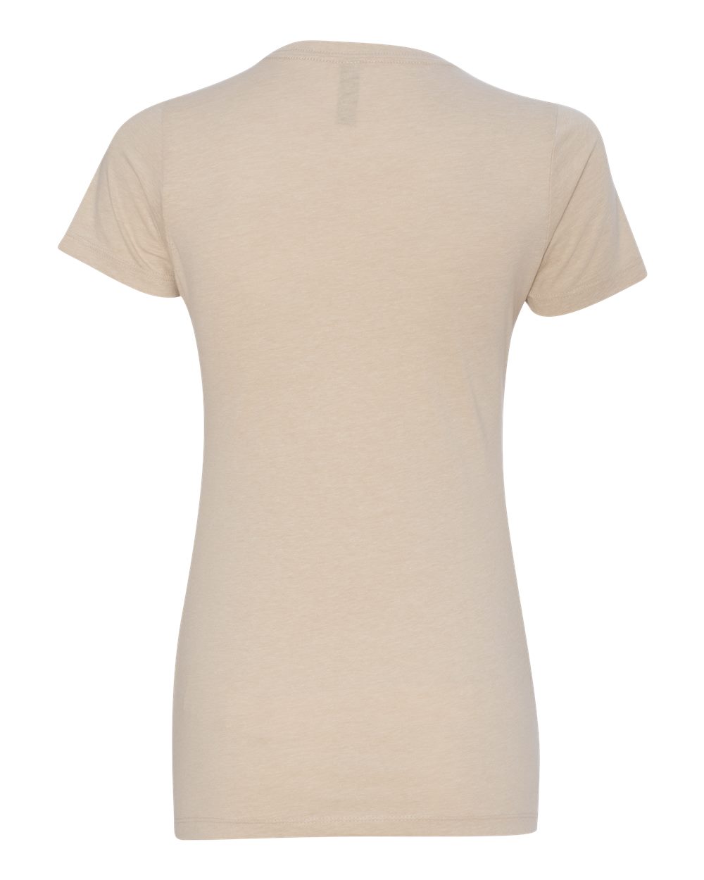 Women’s CVC T-Shirt - Back - B50618242 - Cream