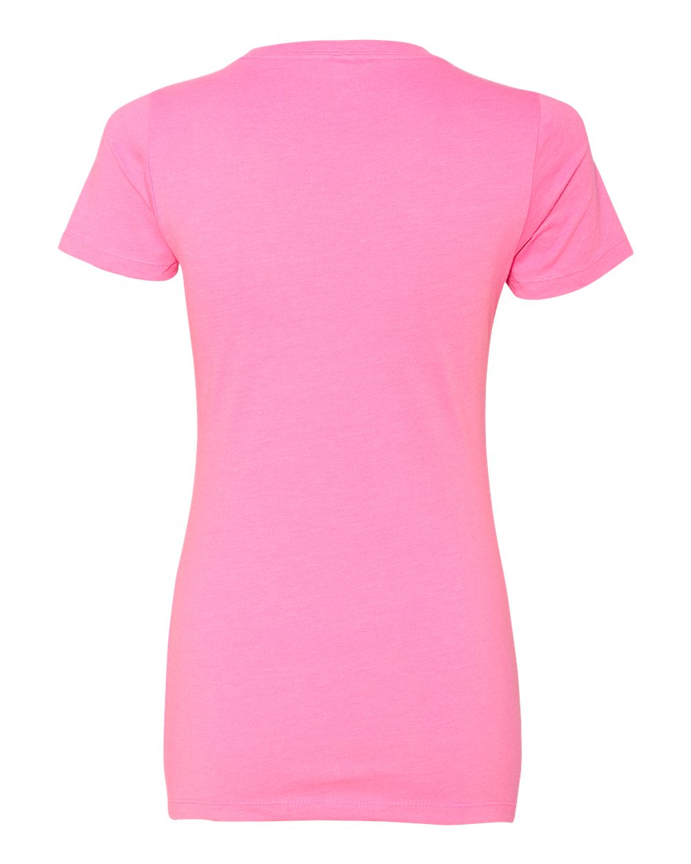 Women’s CVC T-Shirt - Back - B50618312 - Hot Pink
