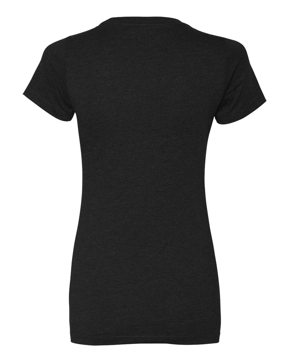 Women’s CVC T-Shirt - Back - B50618502 - Black