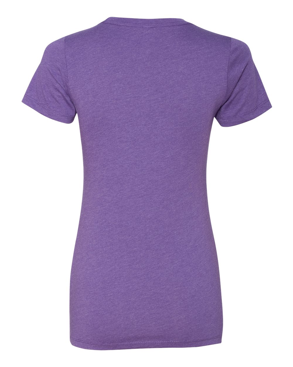 Women’s CVC T-Shirt - Back - B50618672 - Purple Rush