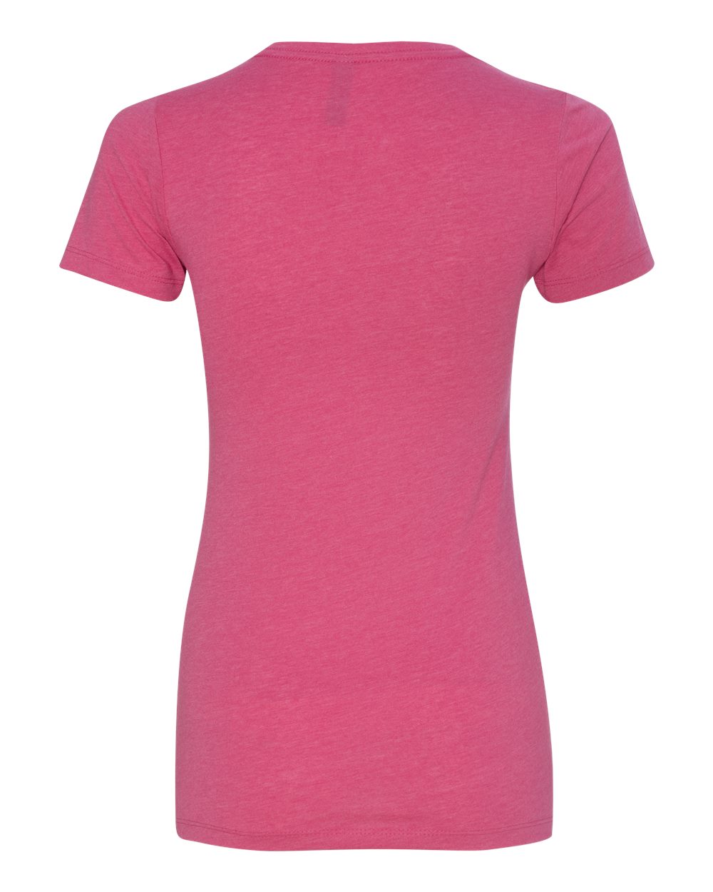 Women’s CVC T-Shirt - Back - B50618692 - Raspberry