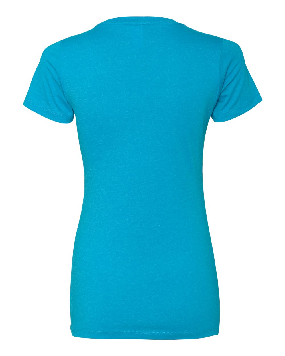 Women’s CVC T-Shirt - Back - B50618762 - Turquoise