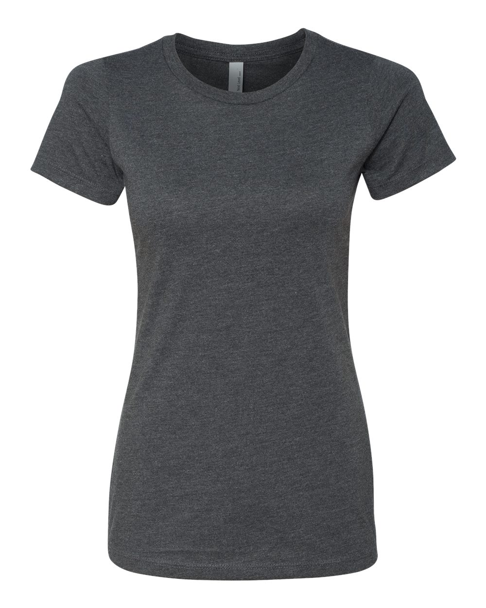 Women’s CVC T-Shirt - Front - B50618092 - Charcoal