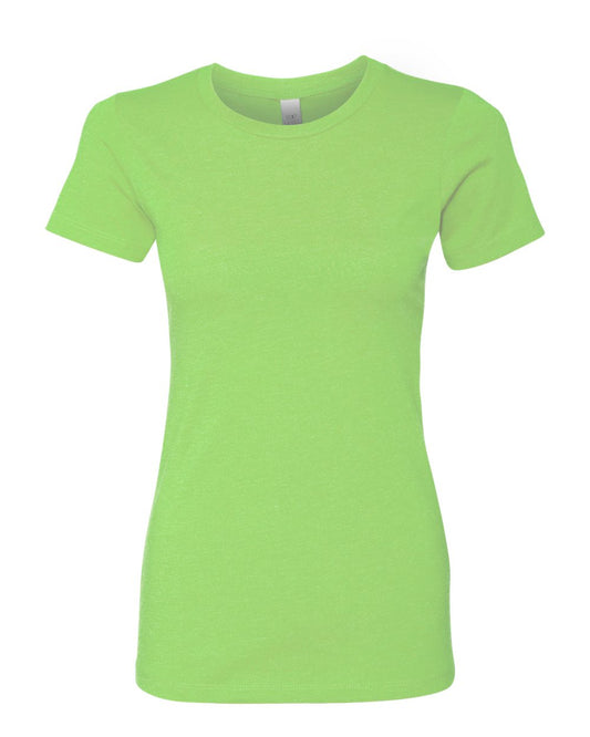 Women’s CVC T-Shirt - Front - B50618192 - Apple Green